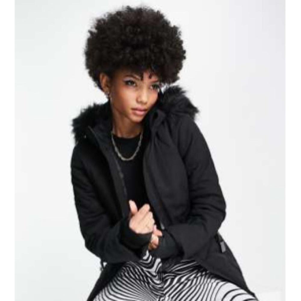 Black ski jacket